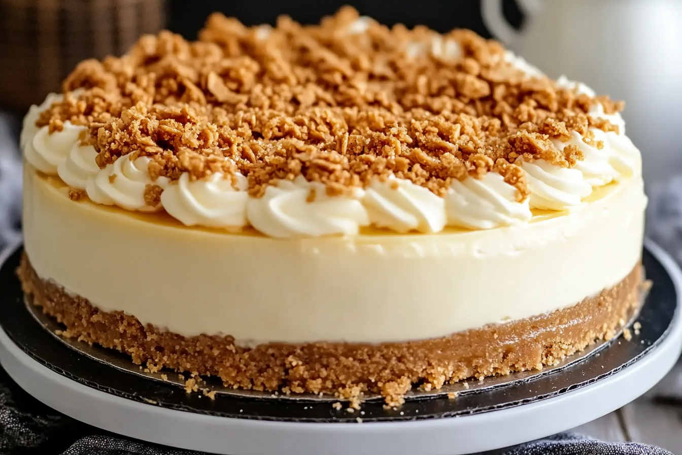 Creamy Butterscotch Cheesecake