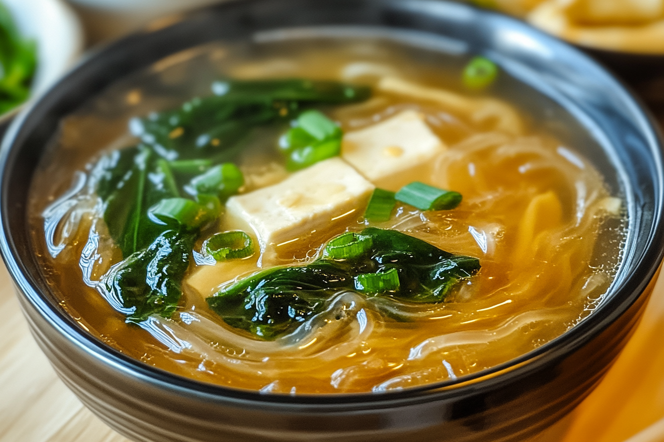 Japanese Glass Noodle Soup