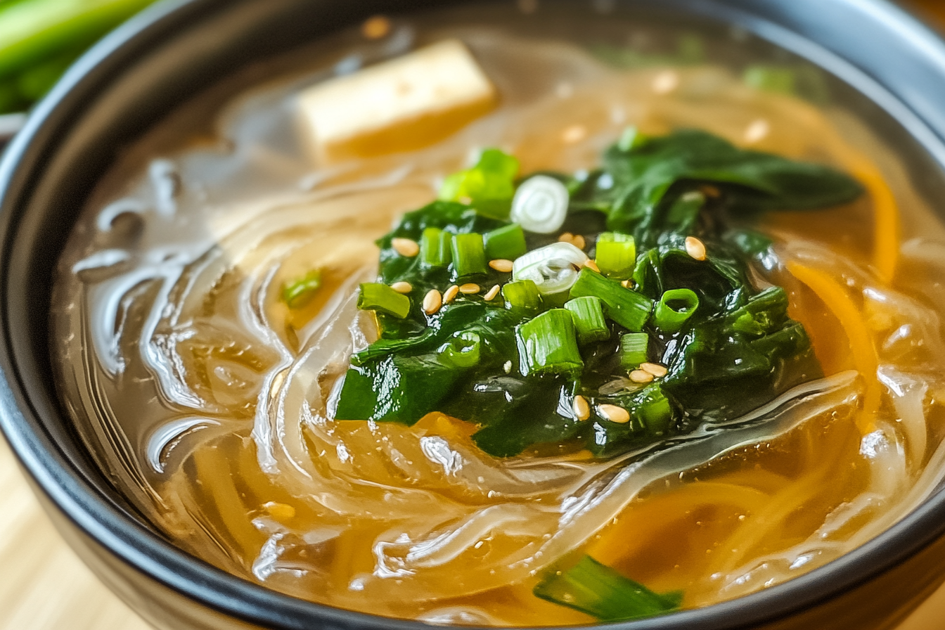 Japanese Glass Noodle Soup