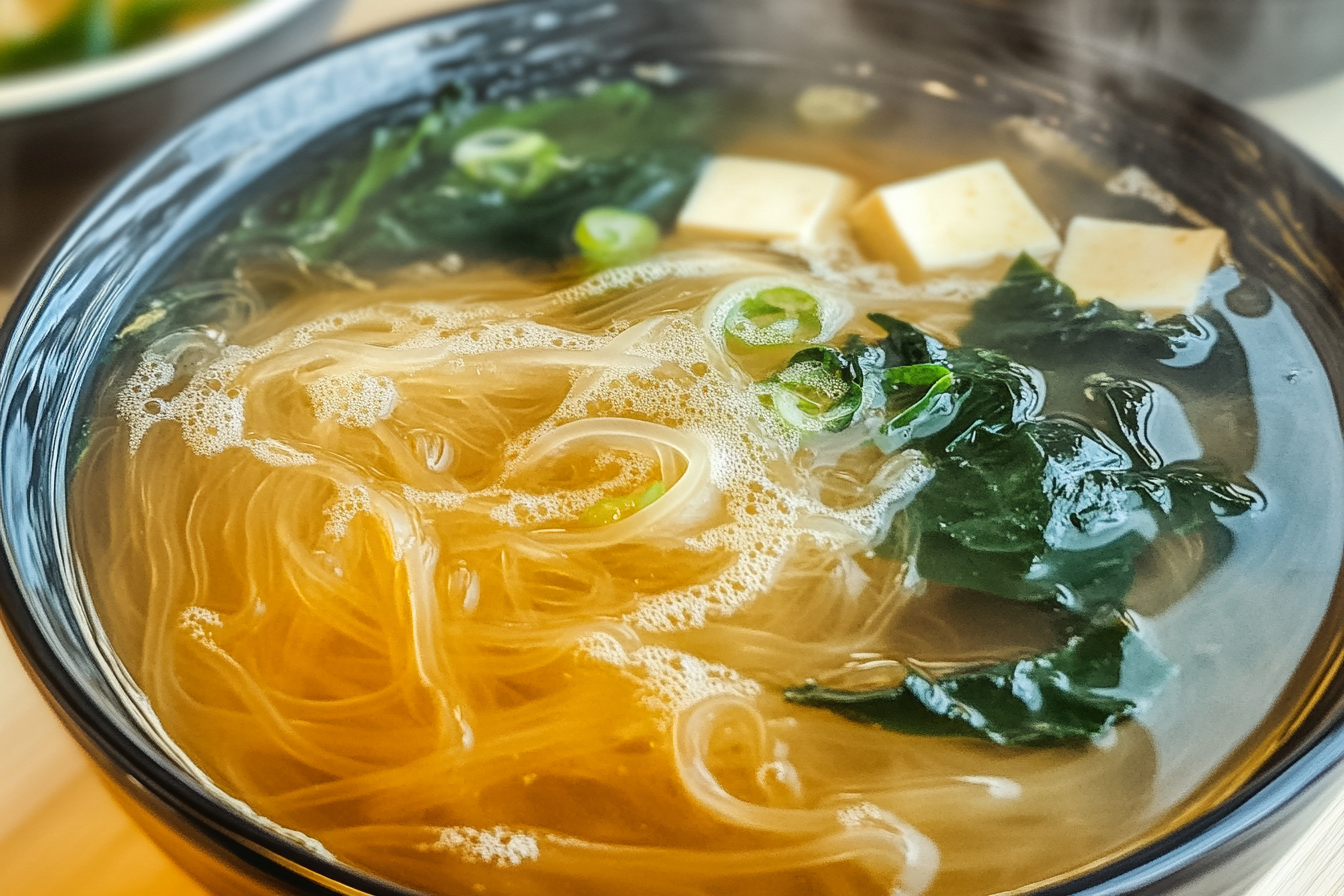 Japanese Glass Noodle Soup