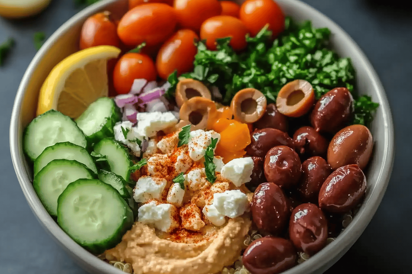 Mediterranean Hummus Bowl