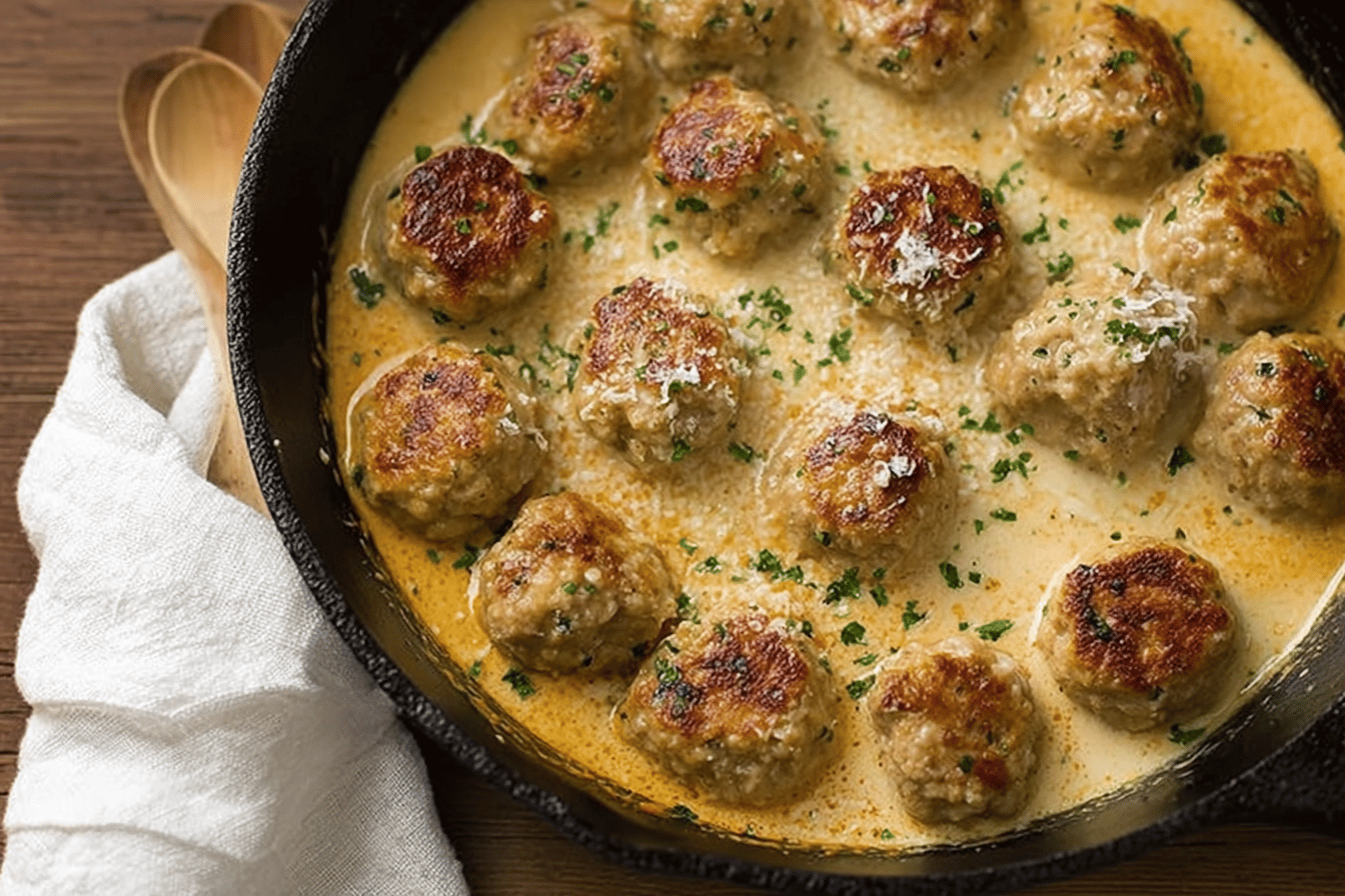 Parmesan Keto Turkey Meatballs