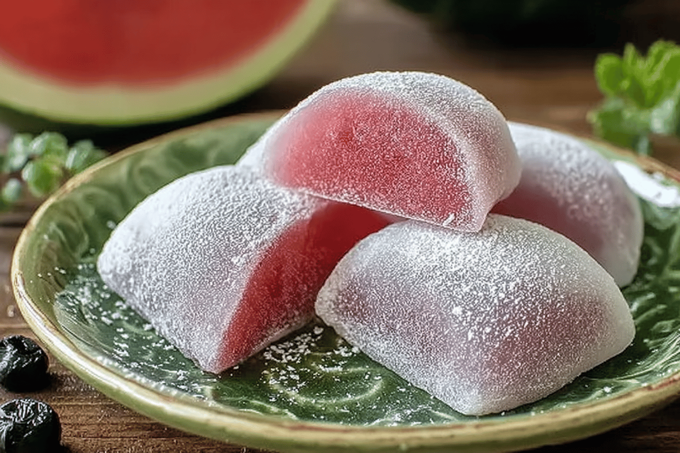 Watermelon Mochi Recipe