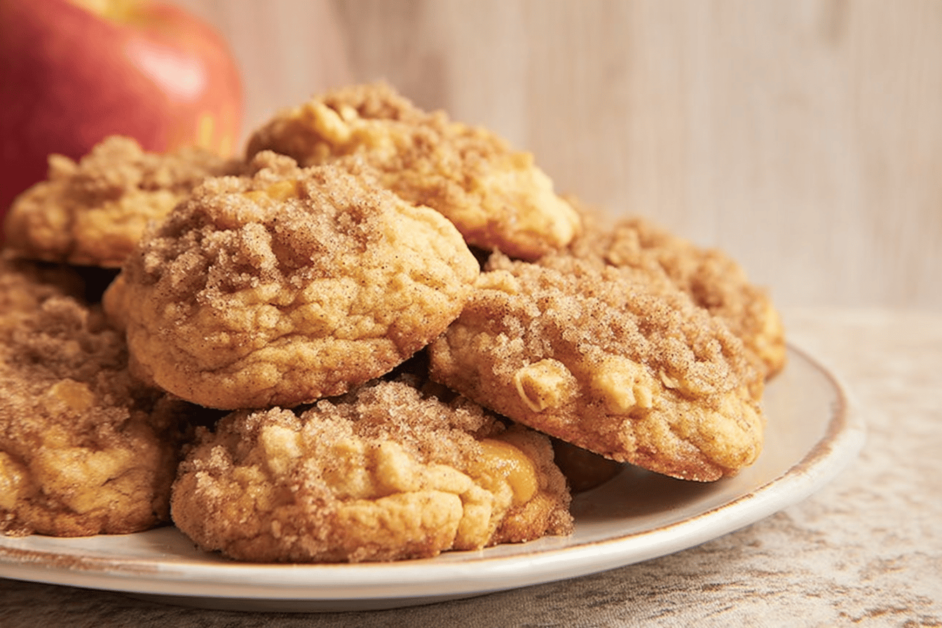 Apple Crumb Cookies