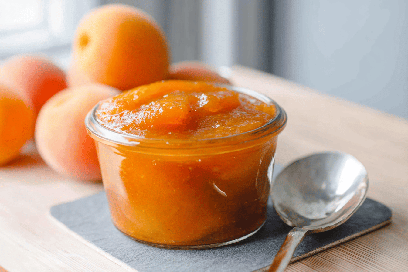 Apricot Preserves with Four Ingredients