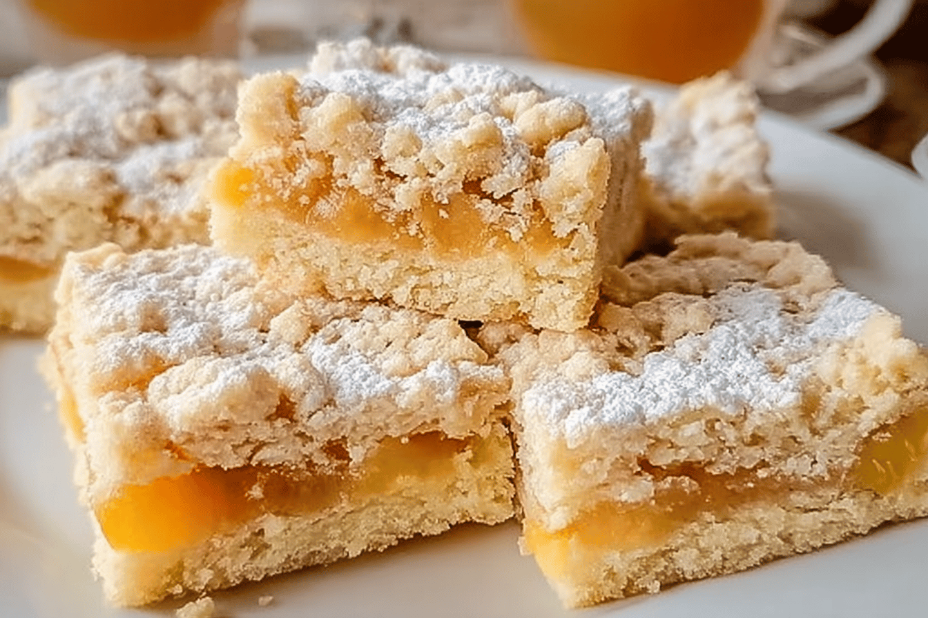 Apricot Shortbread Bars