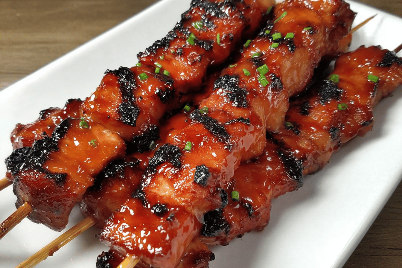 BBQ Pork Skewers