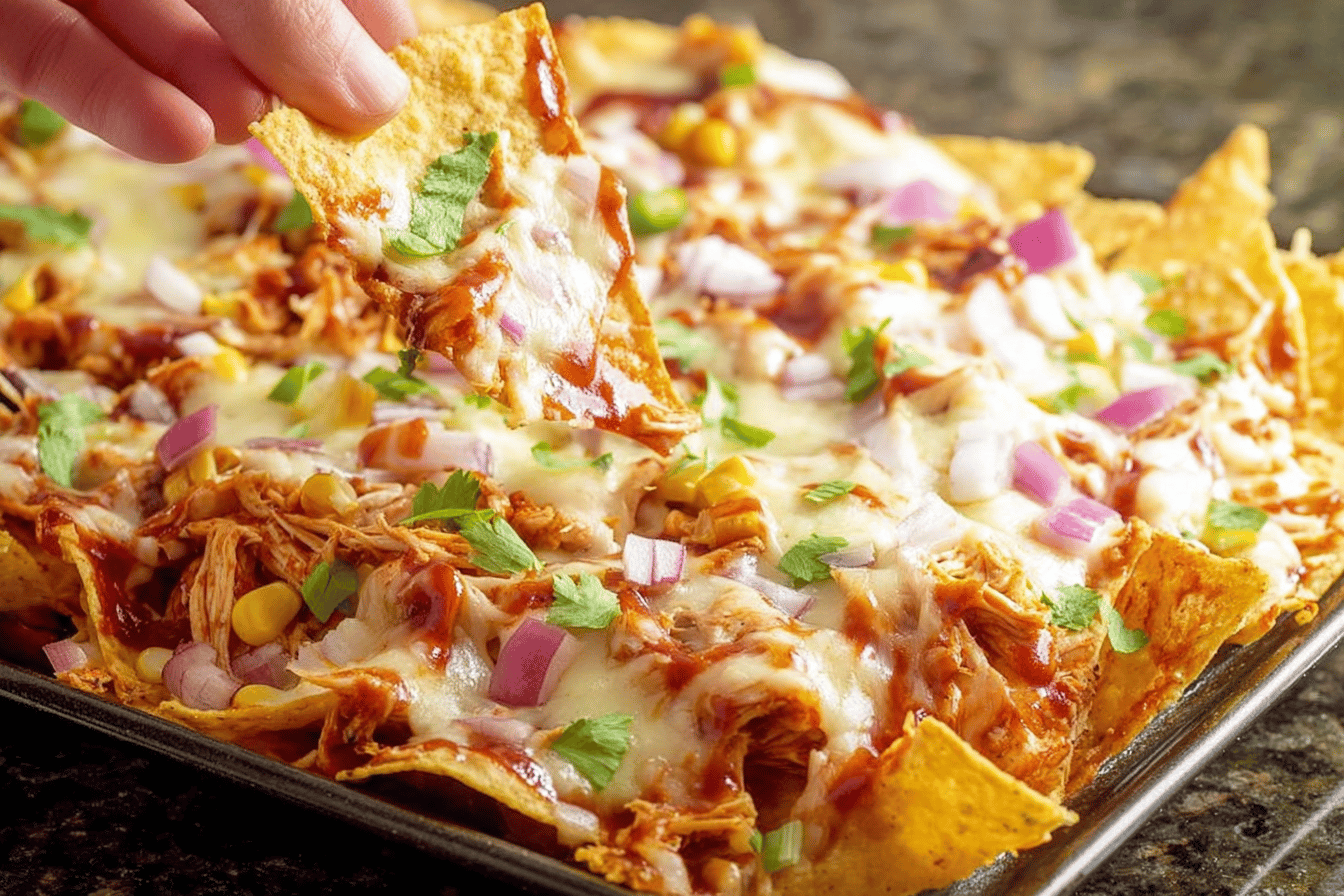 Barbecue Chicken Nachos