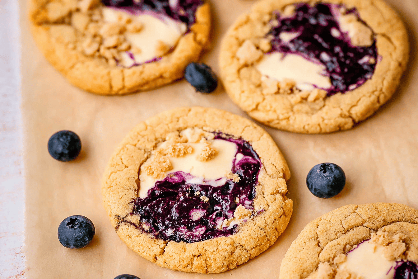 Blueberry Cream Cheese Cookies