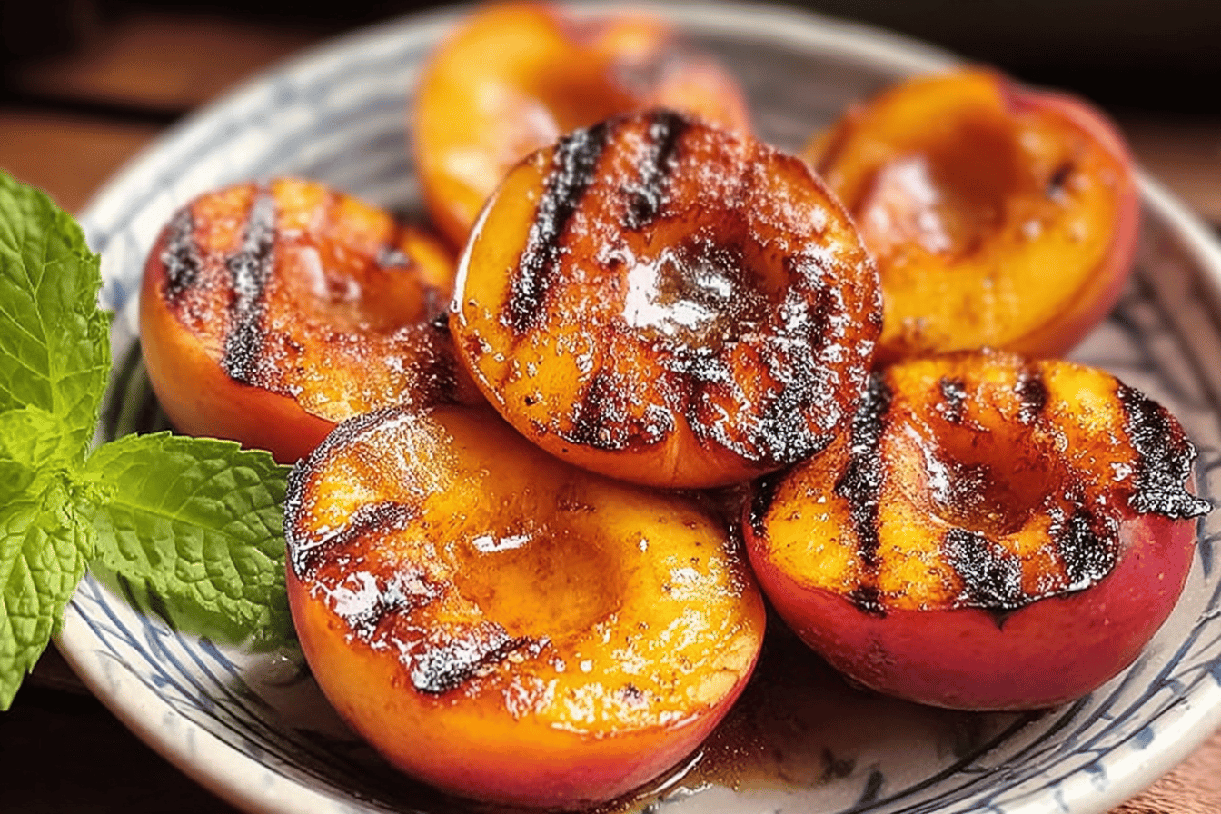 Brown Sugar Grilled Peaches