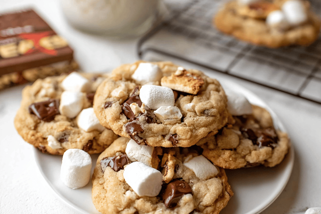 Chocolate Chip S'mores Cookies
