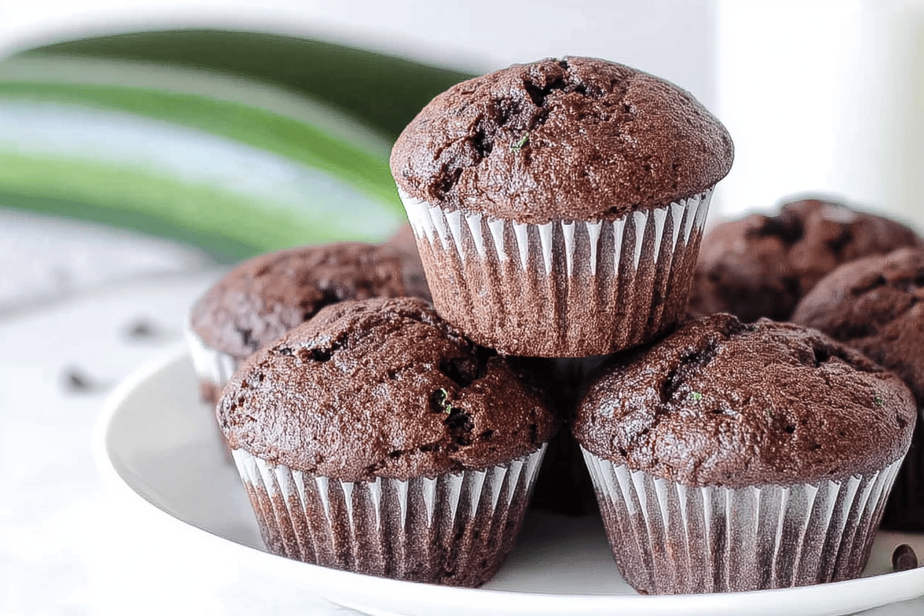 Chocolate Zucchini Muffins