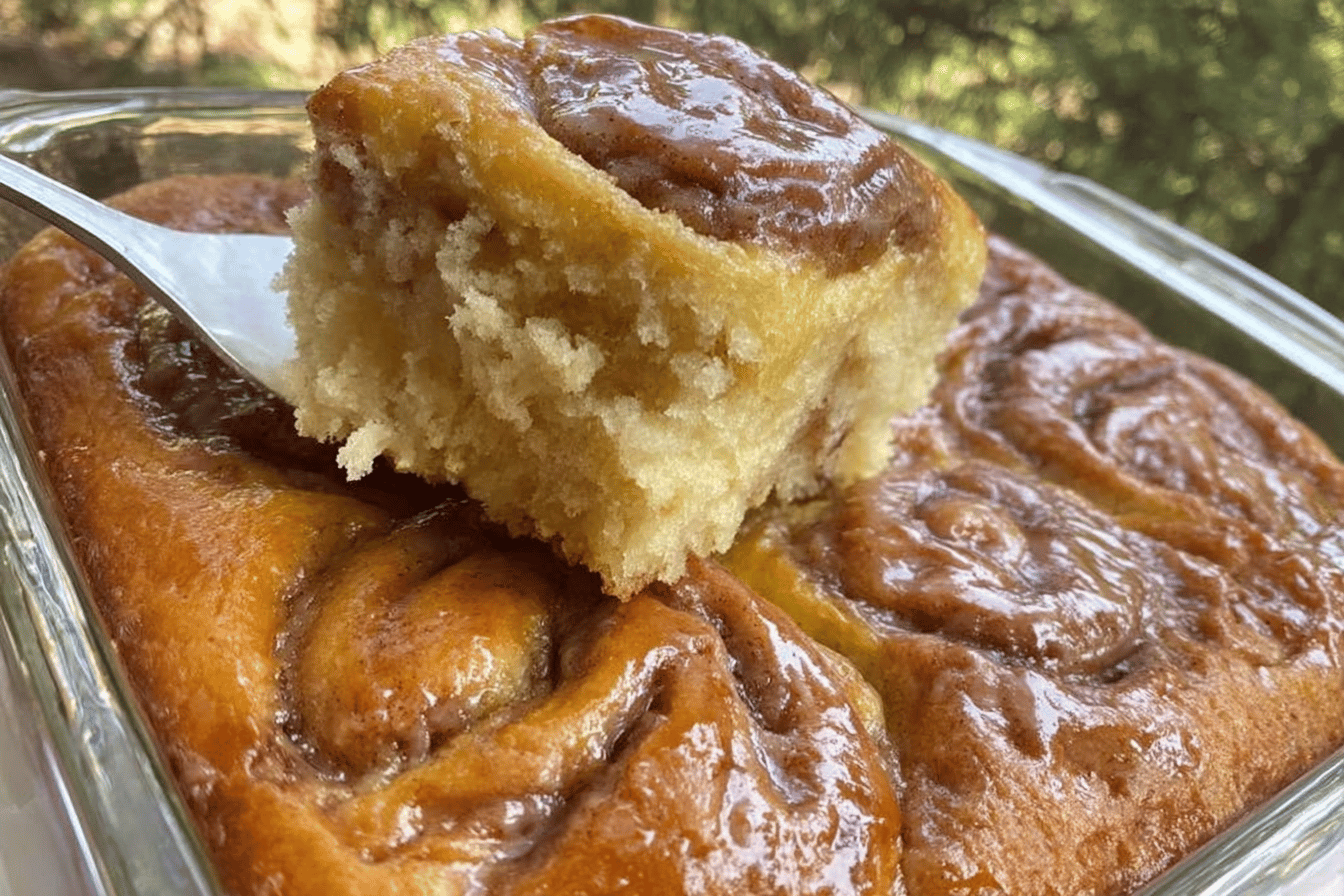 Cinnamon Roll Cake