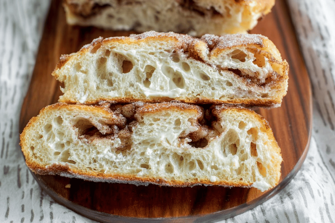 Cinnamon Roll Sourdough Focaccia