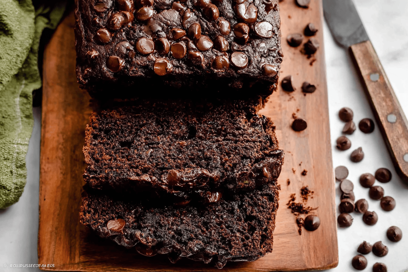 Double Chocolate Zucchini Bread
