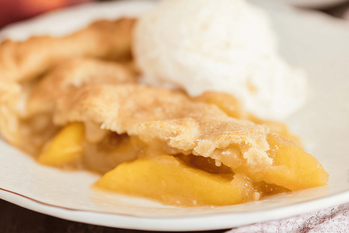 Double Crust Peach Cobbler