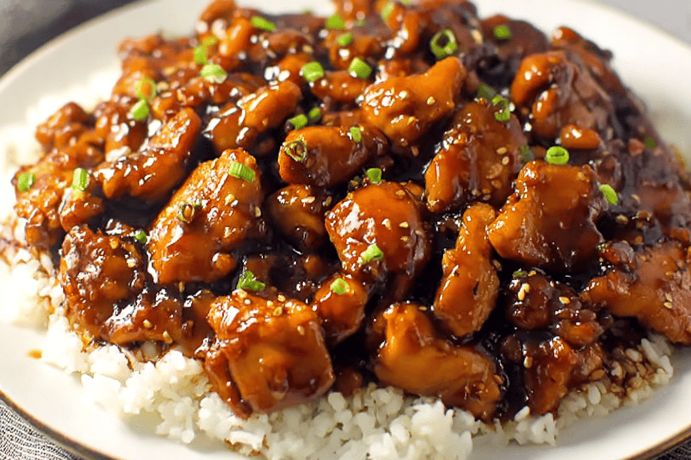 Easy Bourbon Chicken