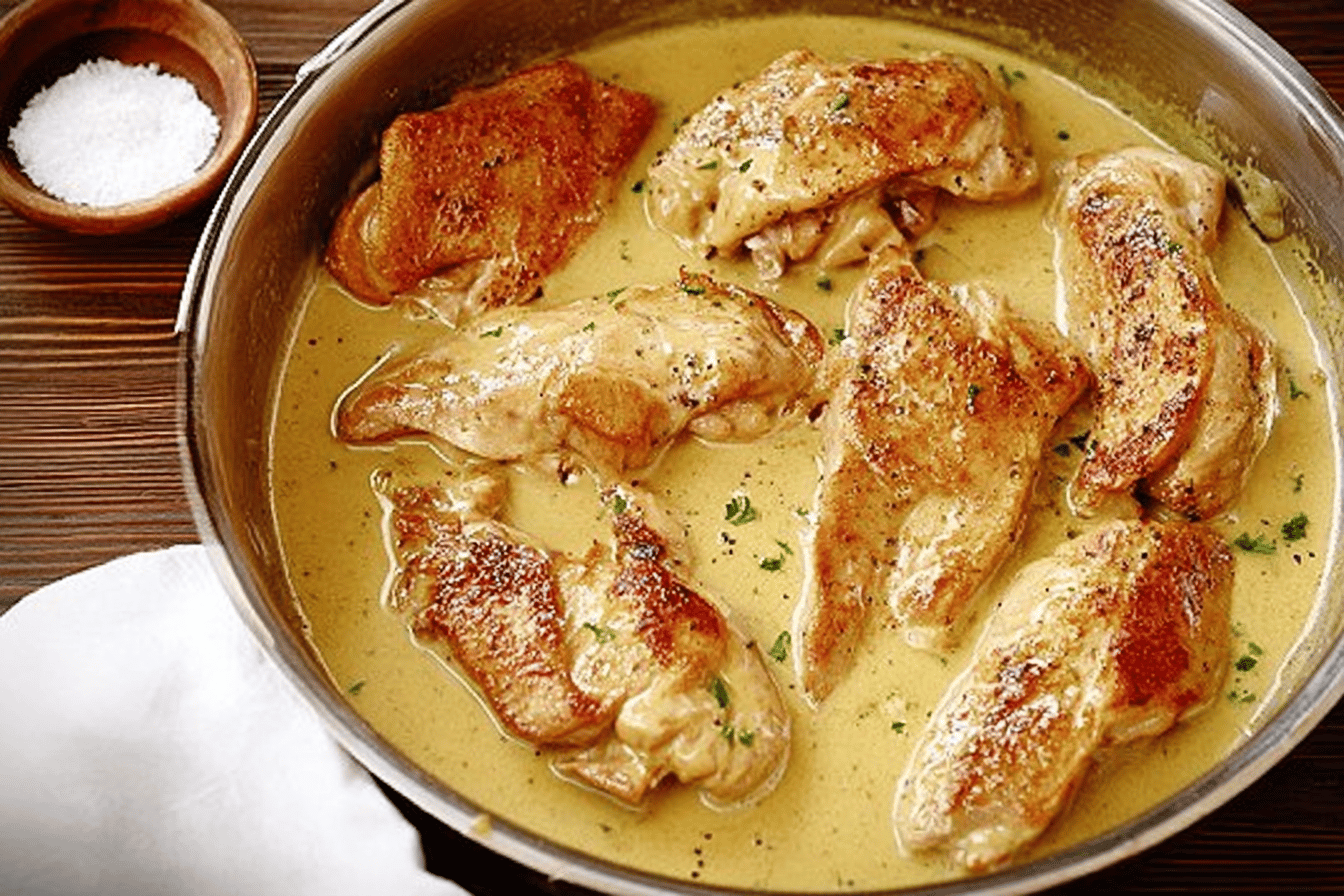 Easy Chicken with Pan Sauce