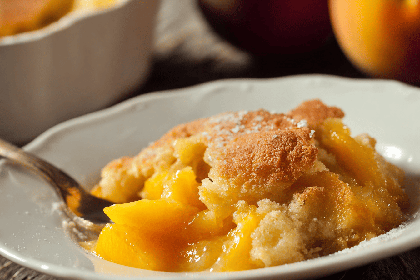 Easy Peach Cobbler Recipe