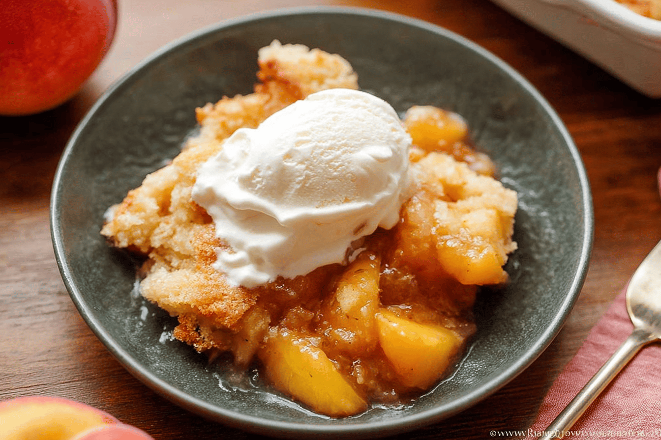 Fresh Peach Cobbler