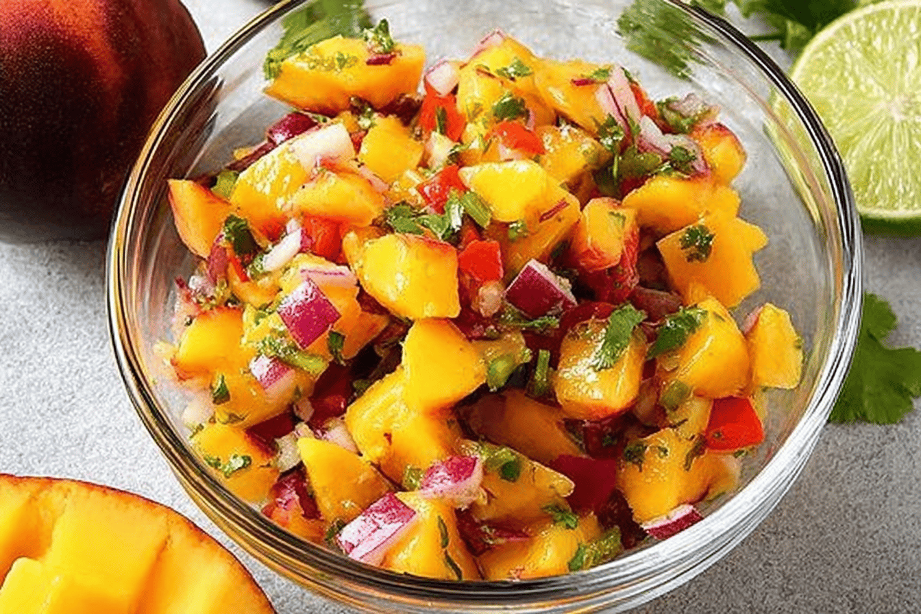 Fresh Peach Salsa