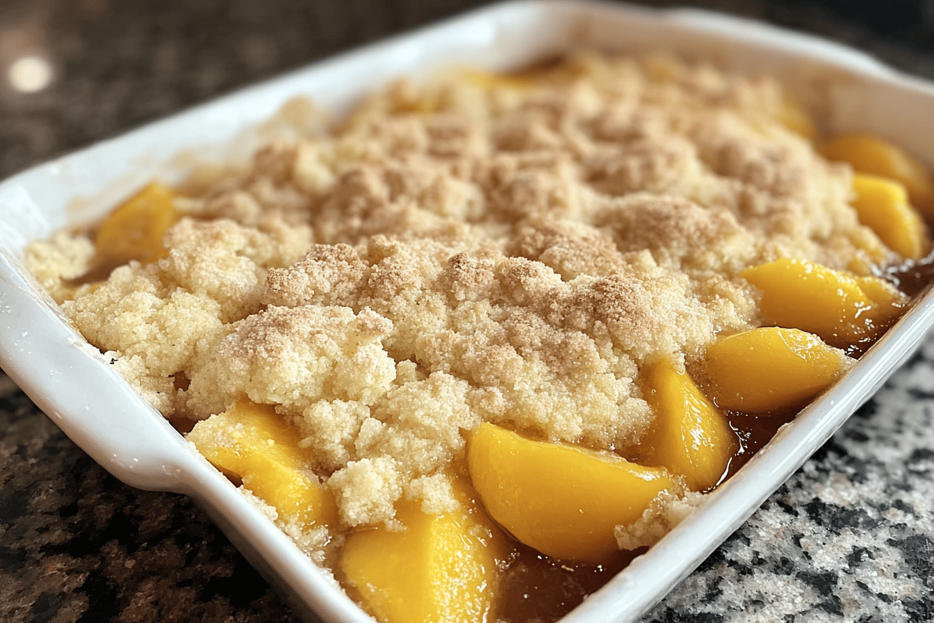 Fresh Southern Peach Cobbler