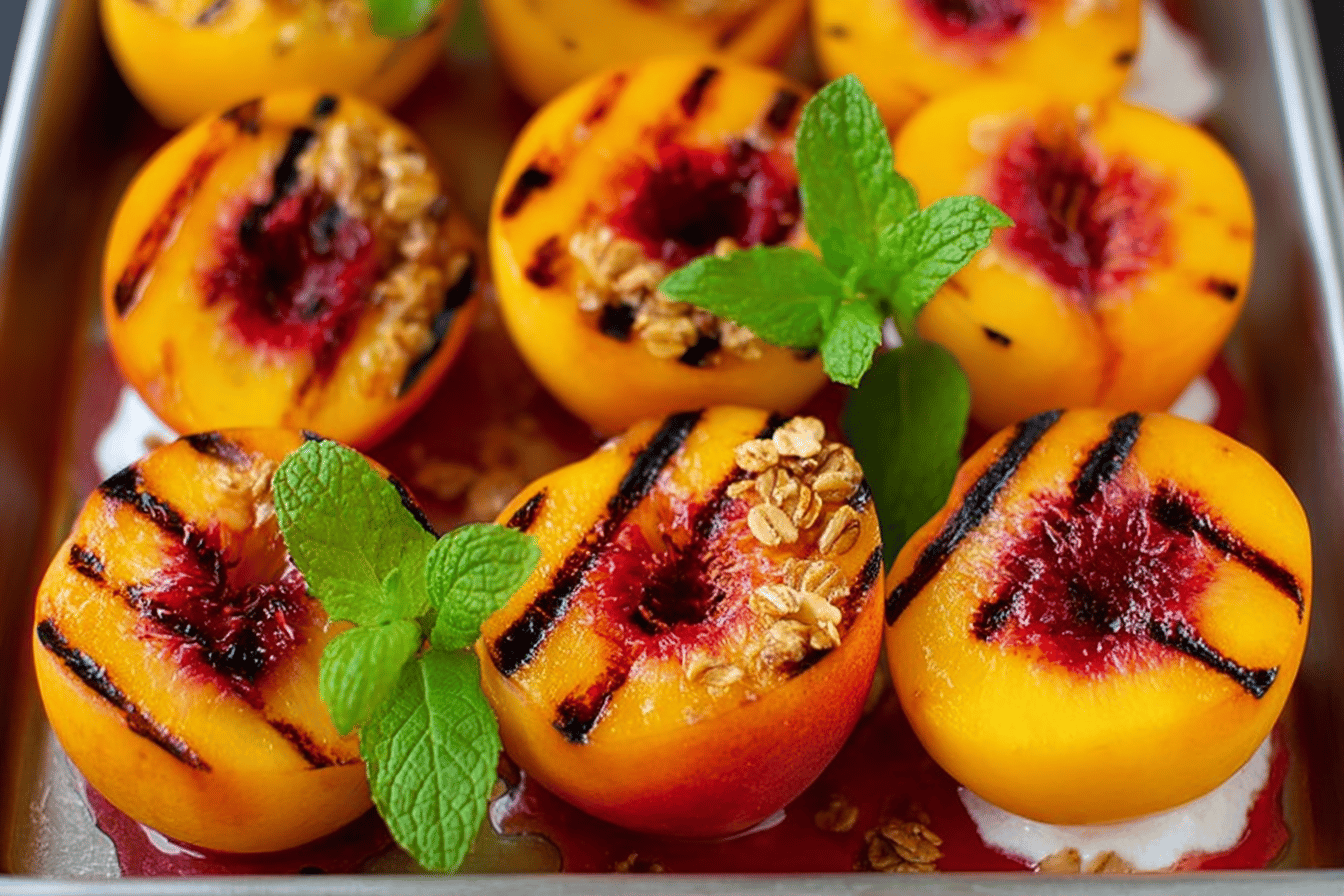 Grilled Peaches Recipe