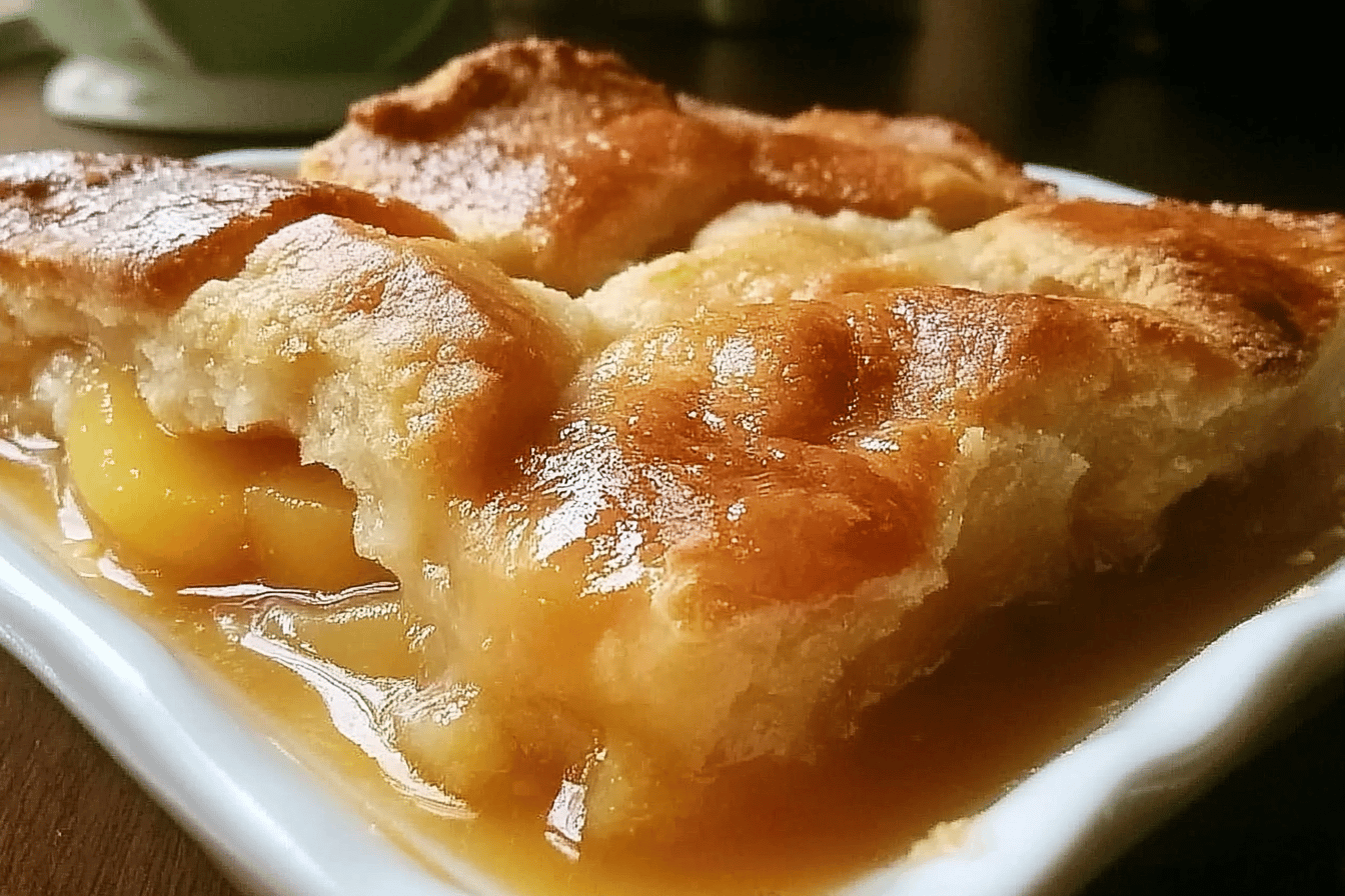 Irresistible Old-Time Oven Peach Cobbler