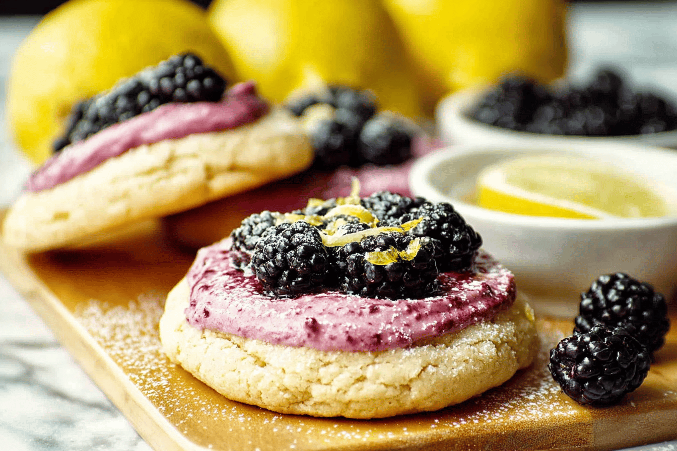 Lemon Blackberry Cookies