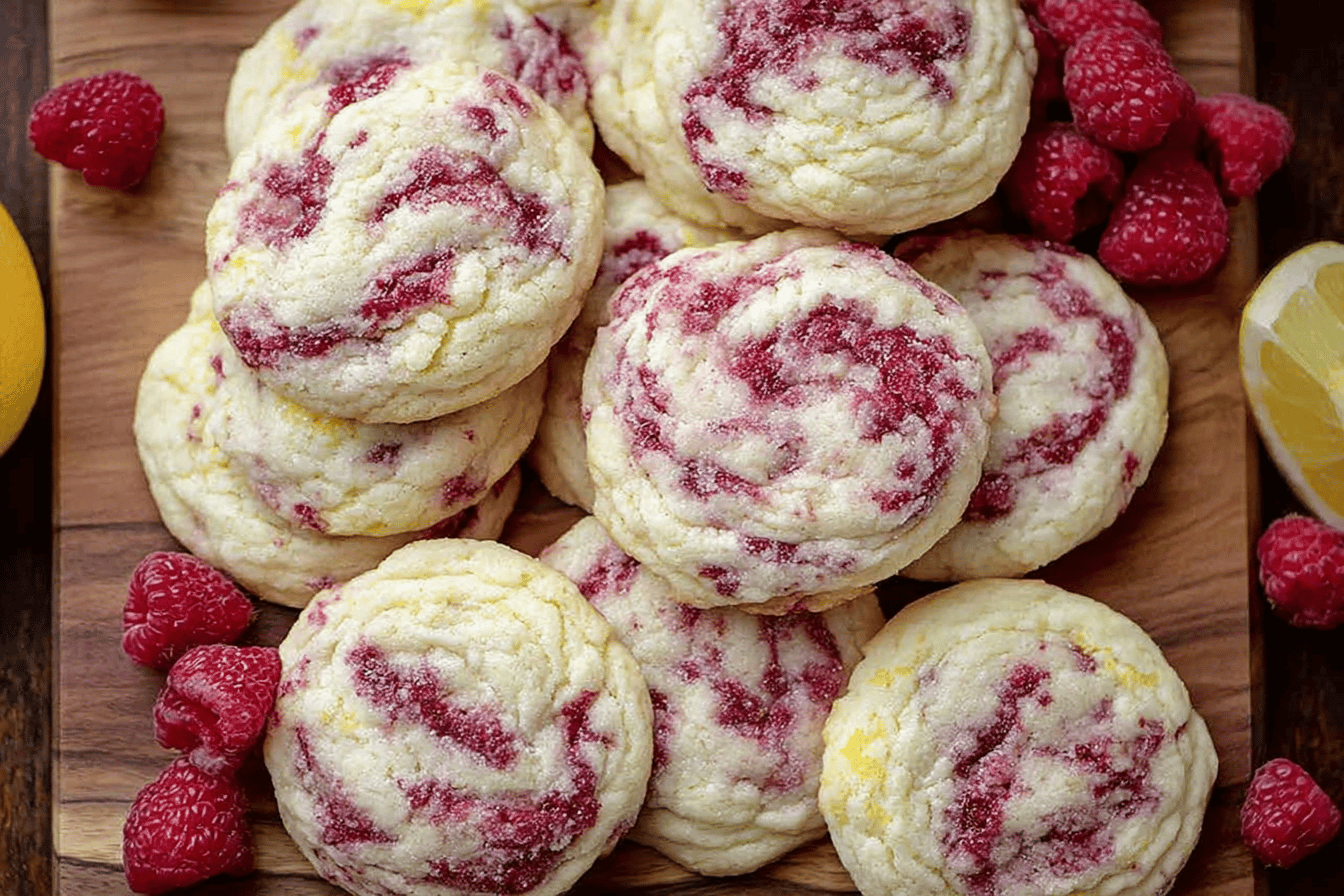 Lemon Raspberry Cookies