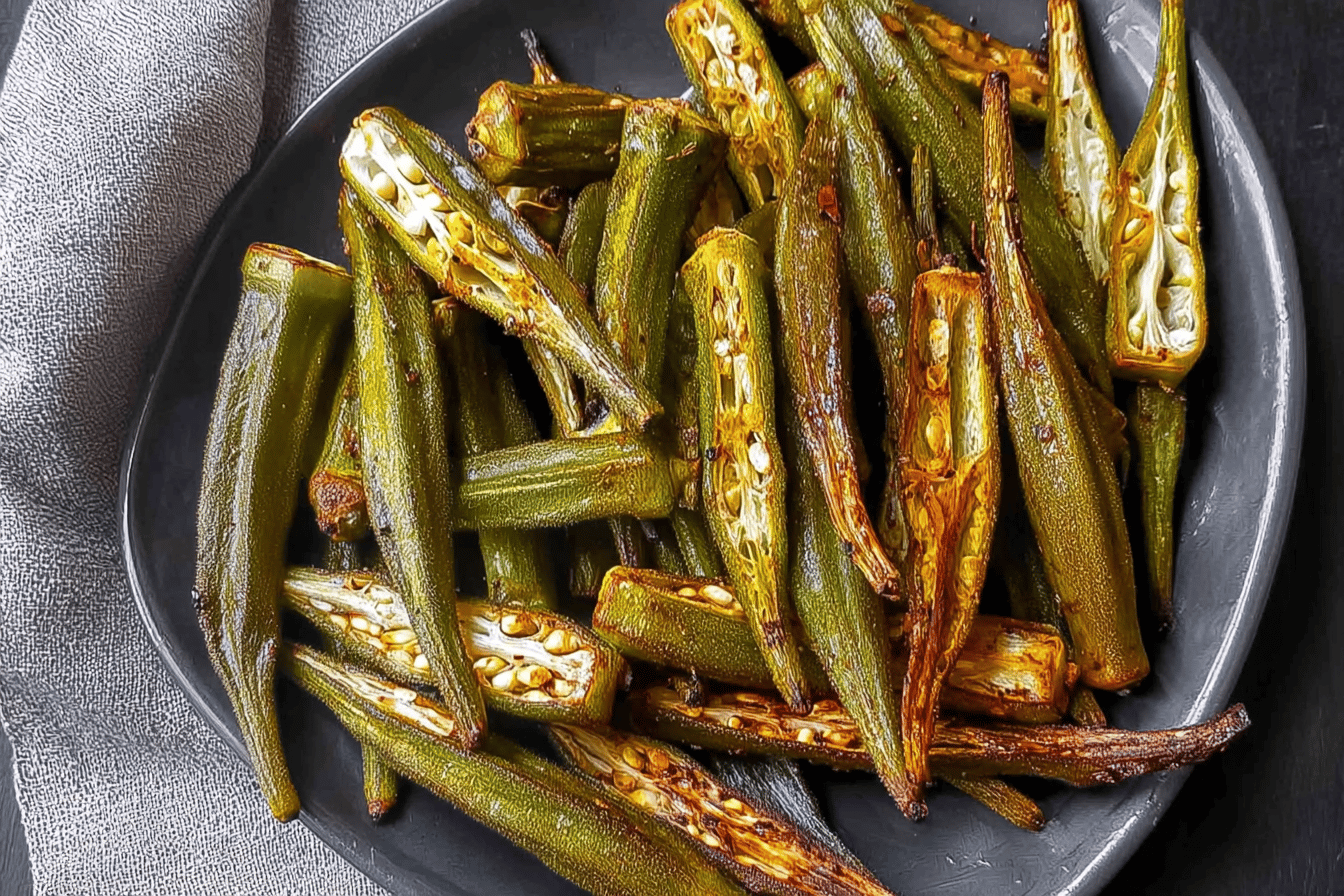 Oven Roasted Okra Recipe