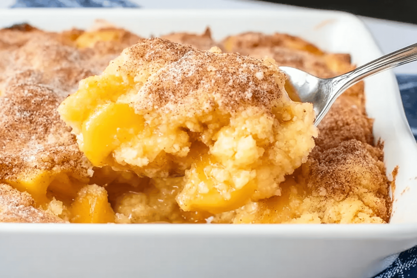 Peach Cobbler Dump Cake