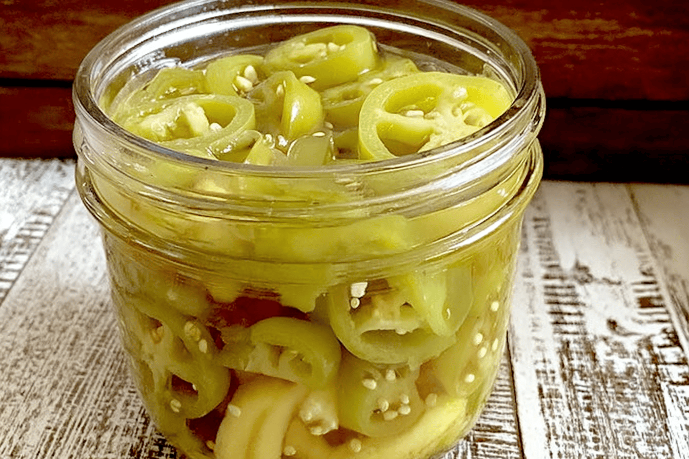 Refrigerator Pickled Banana Peppers