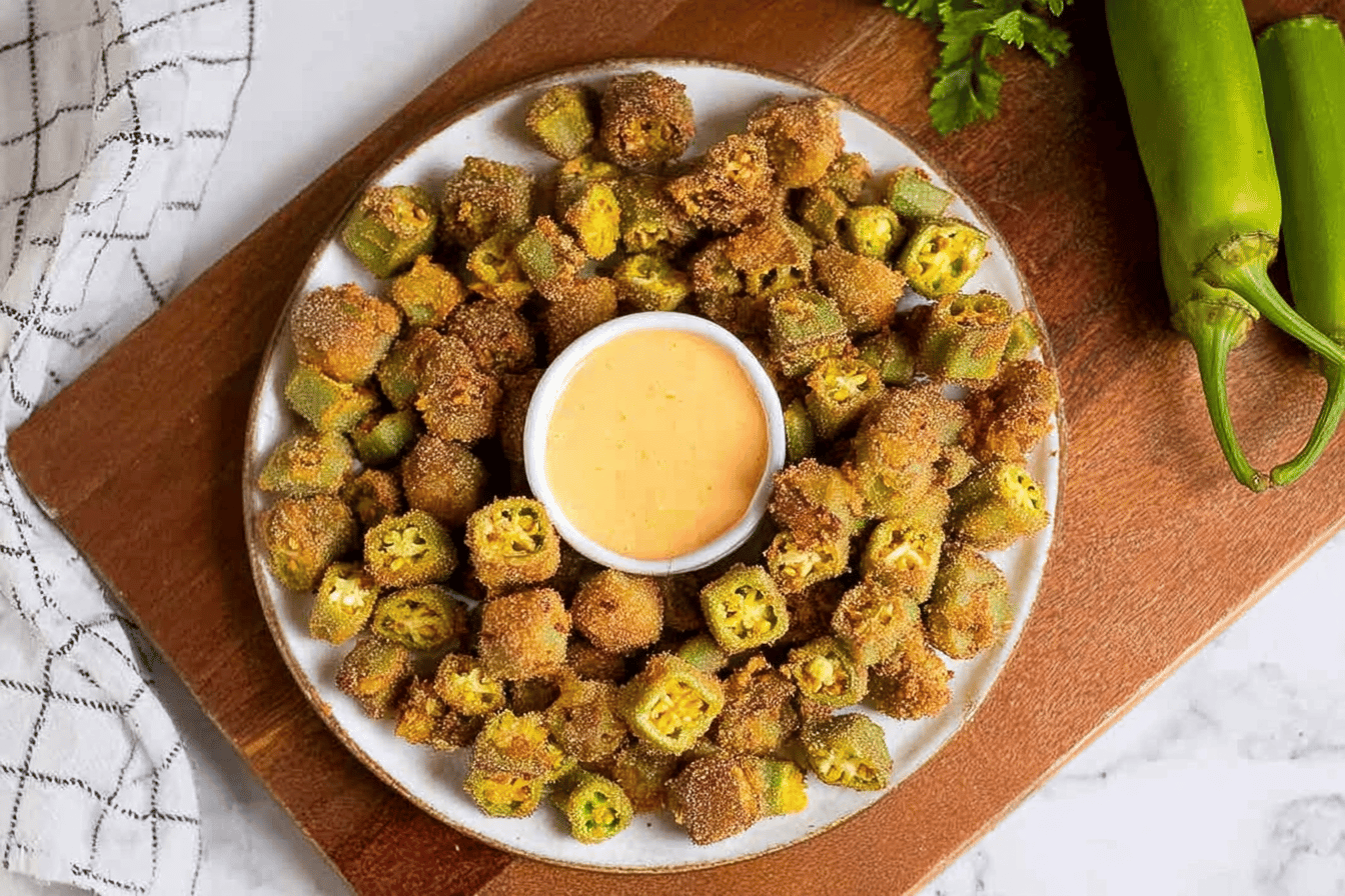 Skillet Fried Okra Recipe