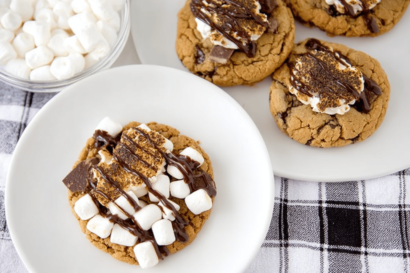 S'mores Crumbl Cookies