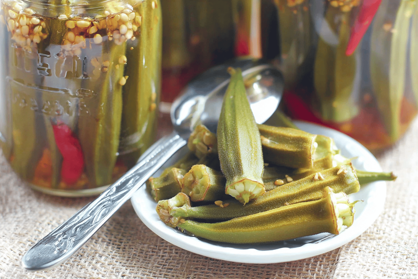 Spicy Pickled Okra Recipe