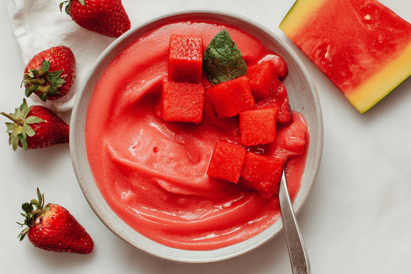 Strawberry Watermelon Sorbet
