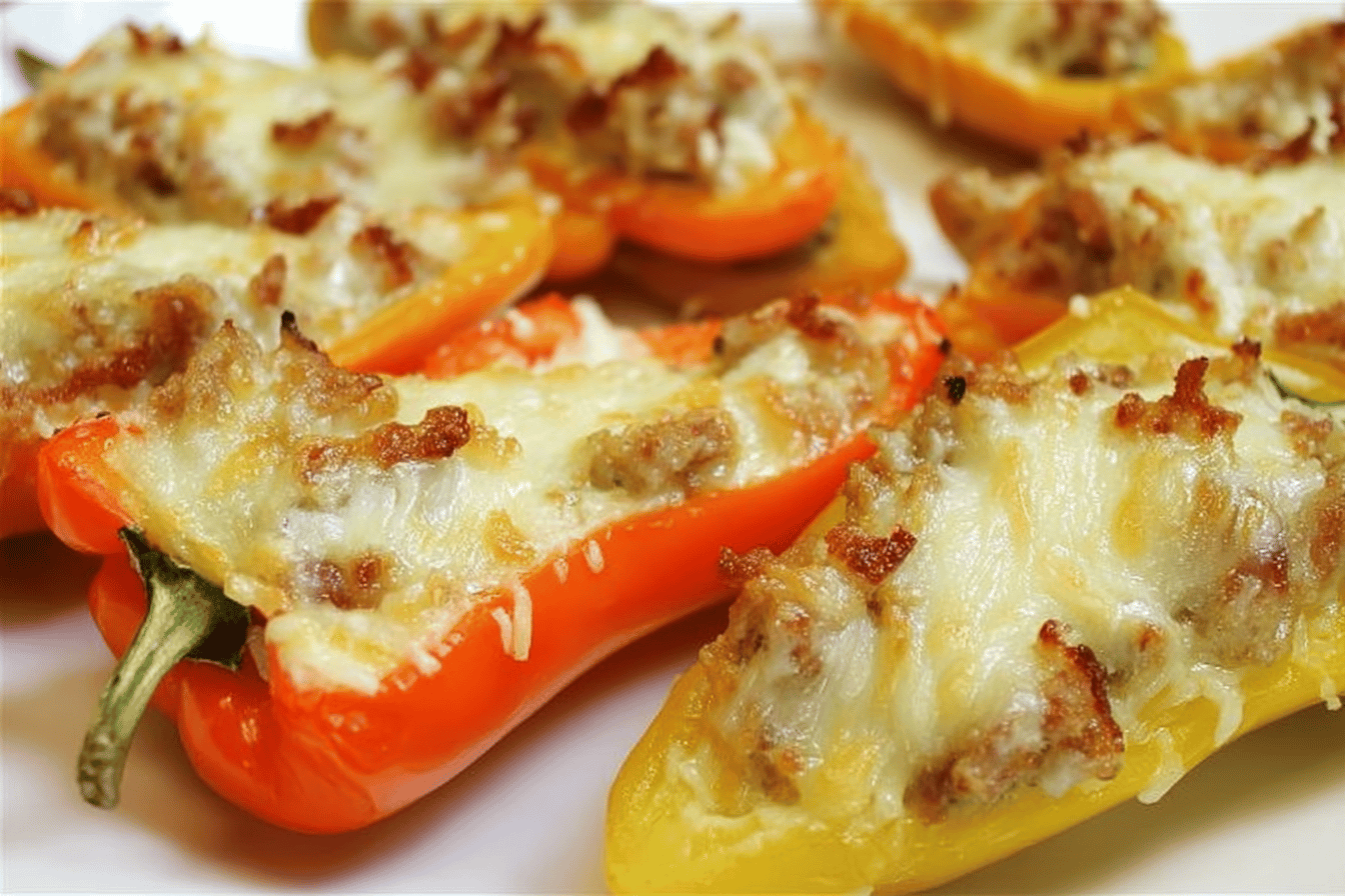 Stuffed Hungarian Hot Peppers