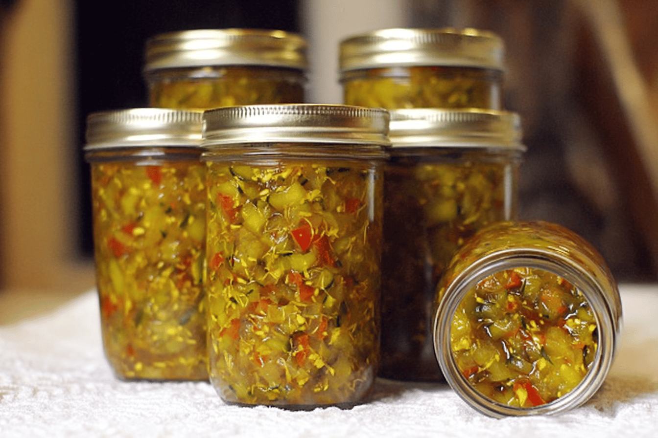 Sweet Zucchini Relish