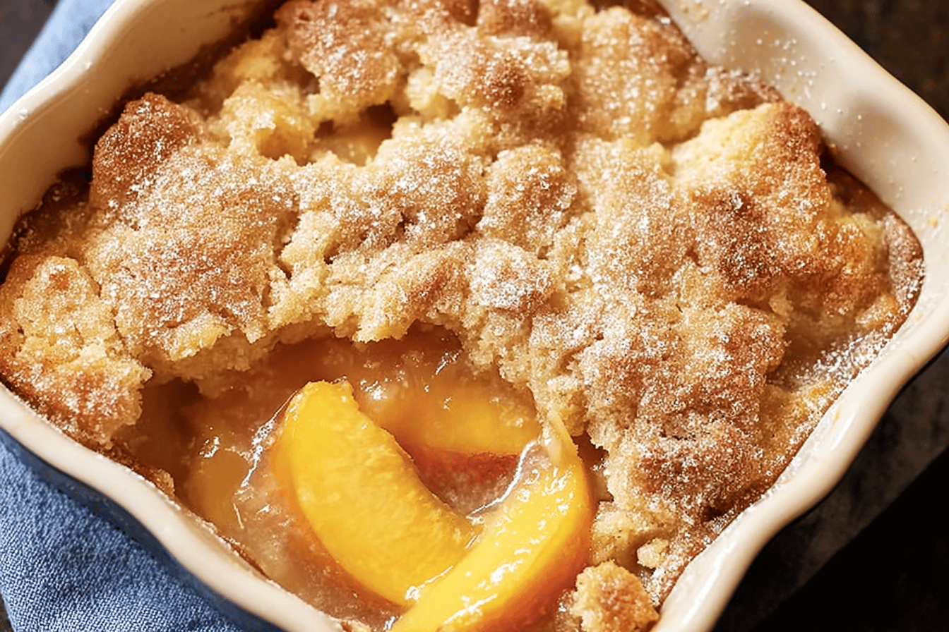 The Best Peach Cobbler Recipe