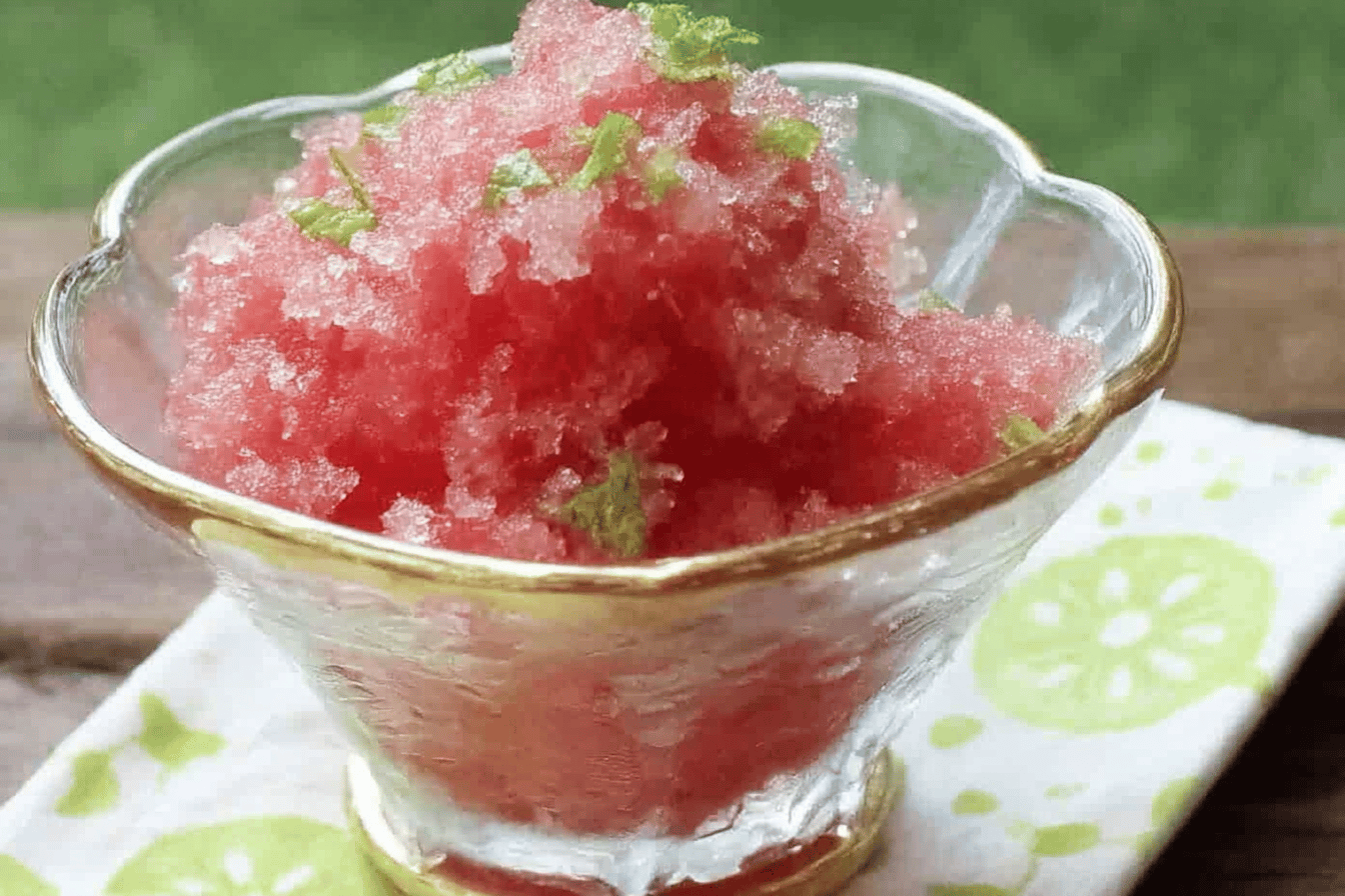 Watermelon Granita Recipe