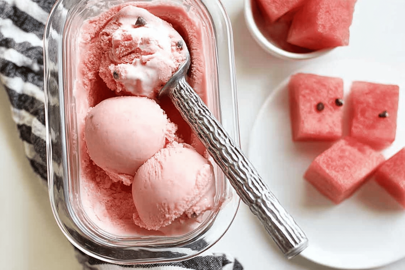 Watermelon Ice Cream Recipe