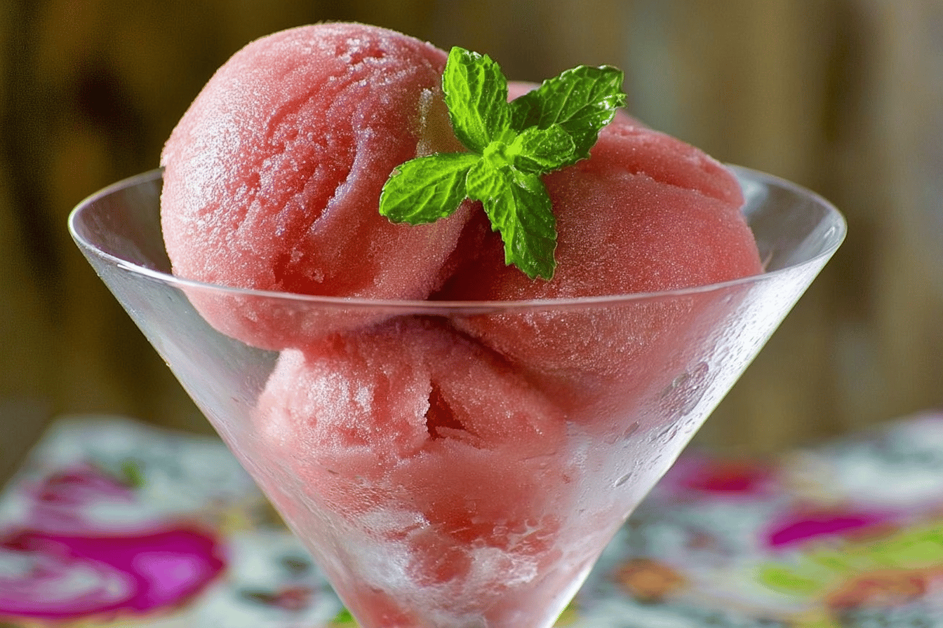 Watermelon Sorbet Recipe