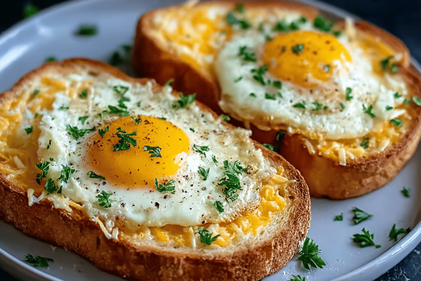Air Fryer Egg and Cheese Toast