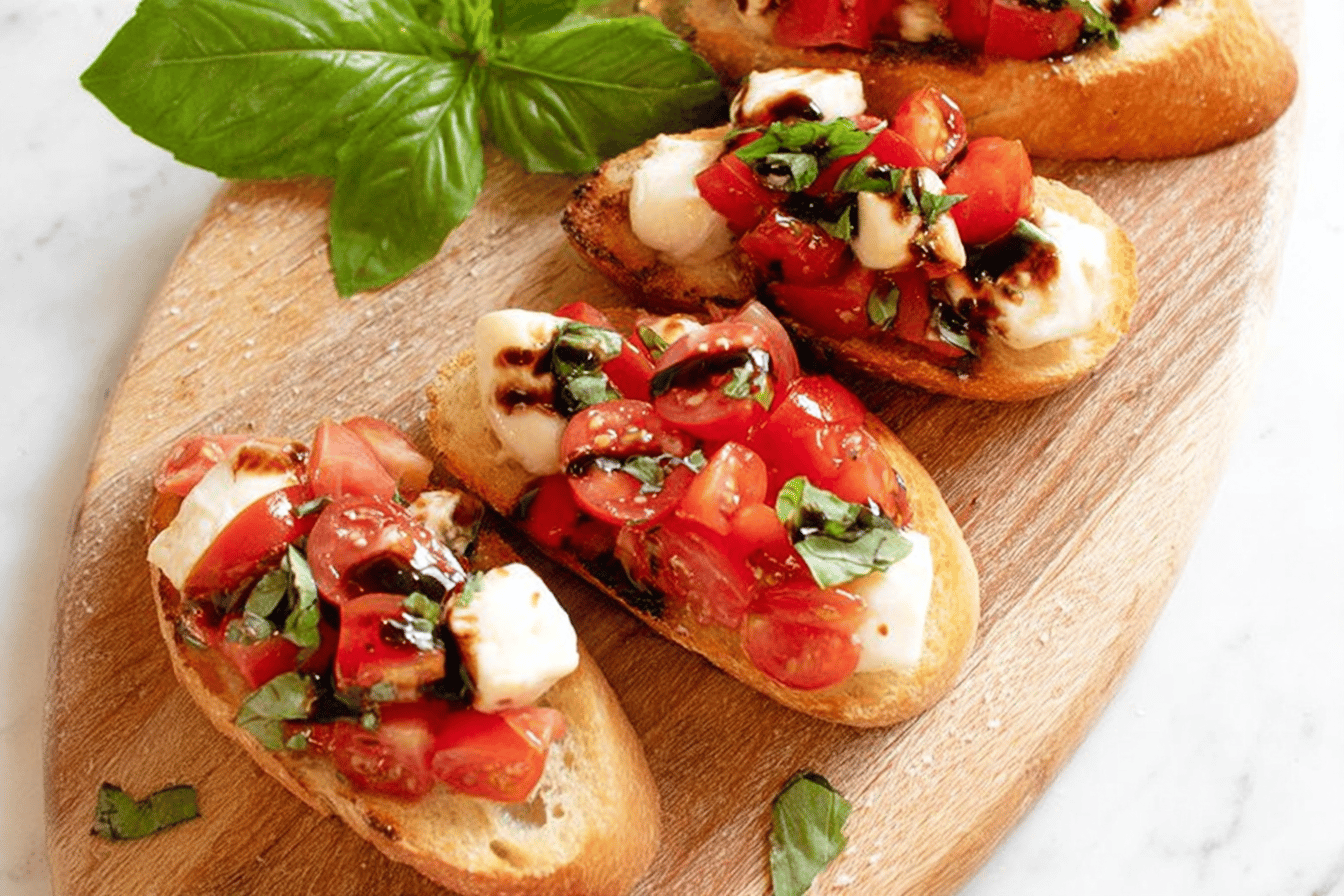 Bruschetta with Mozzarella