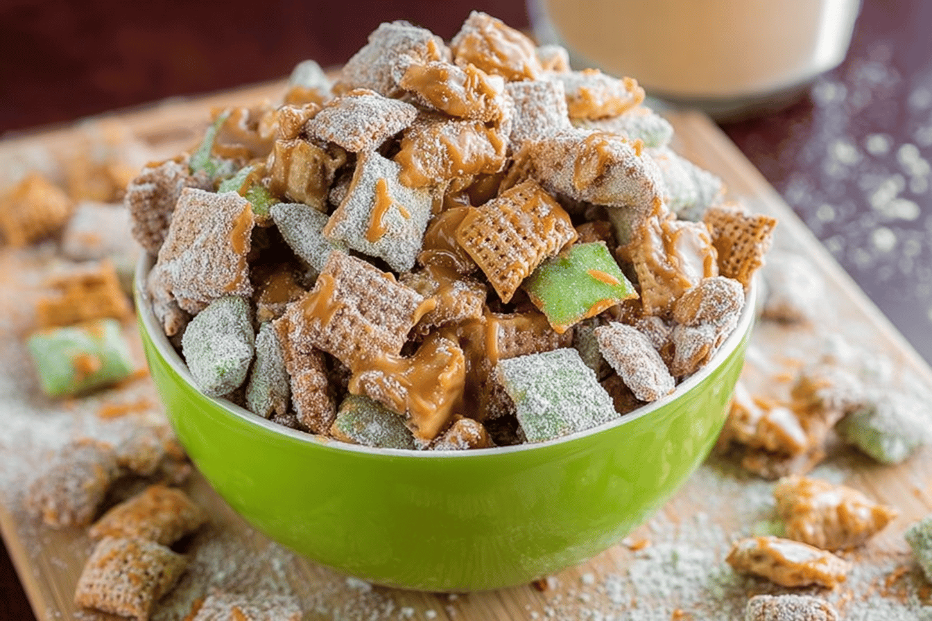 Caramel Apple Puppy Chow