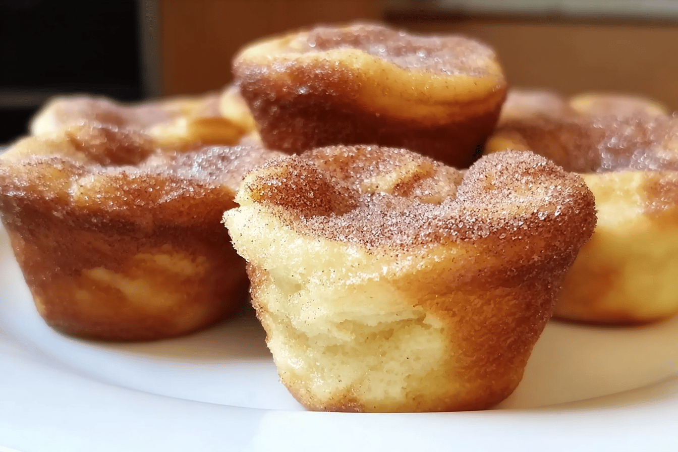 Cinnamon Sugar French Toast Muffins