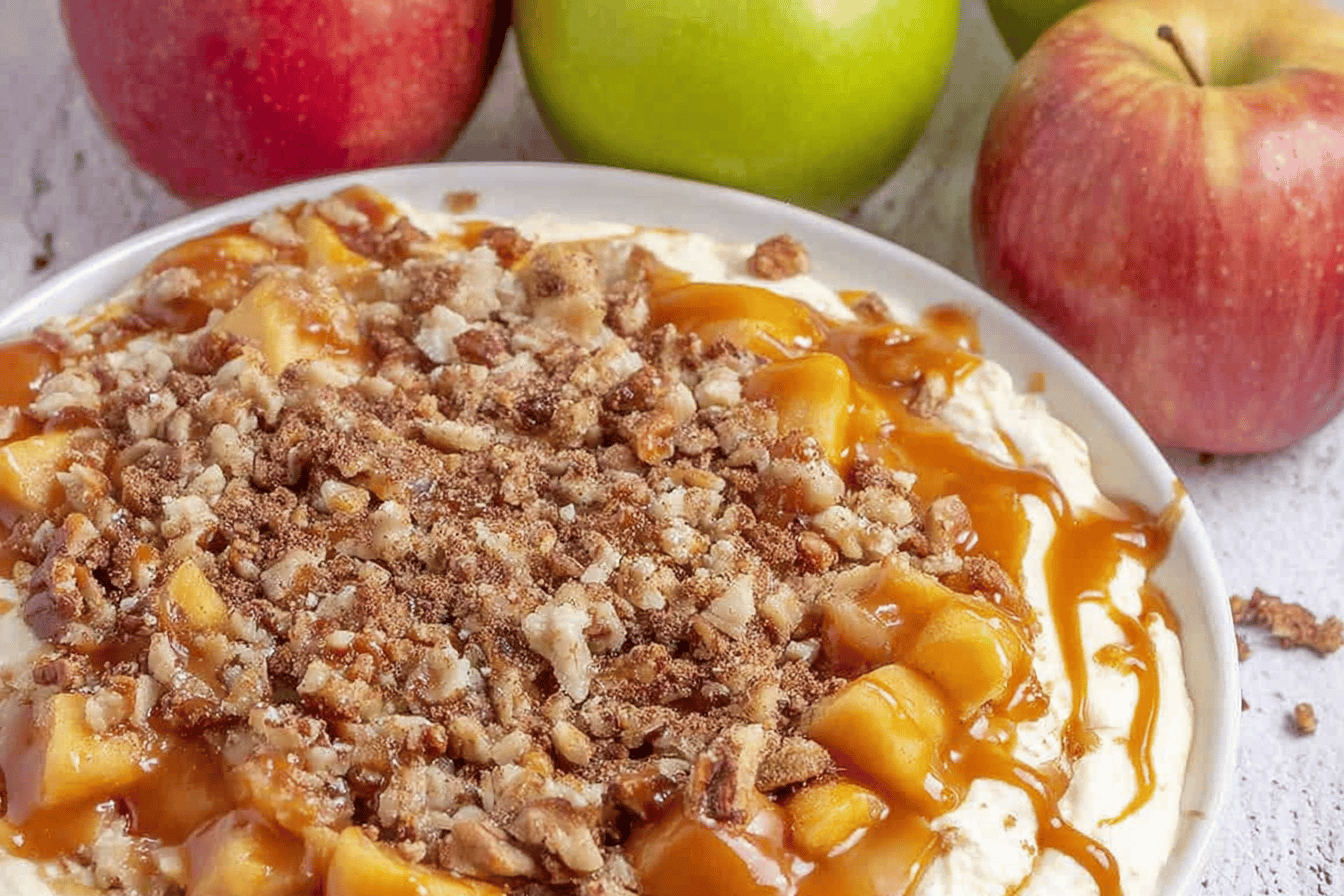 Cream Cheese Caramel Apple Dip