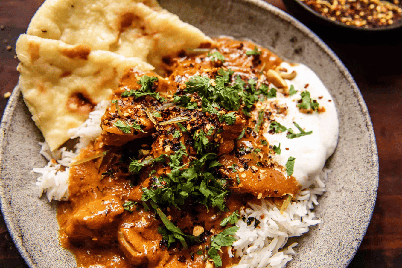 Crockpot Creamy Coconut Chicken Tikka