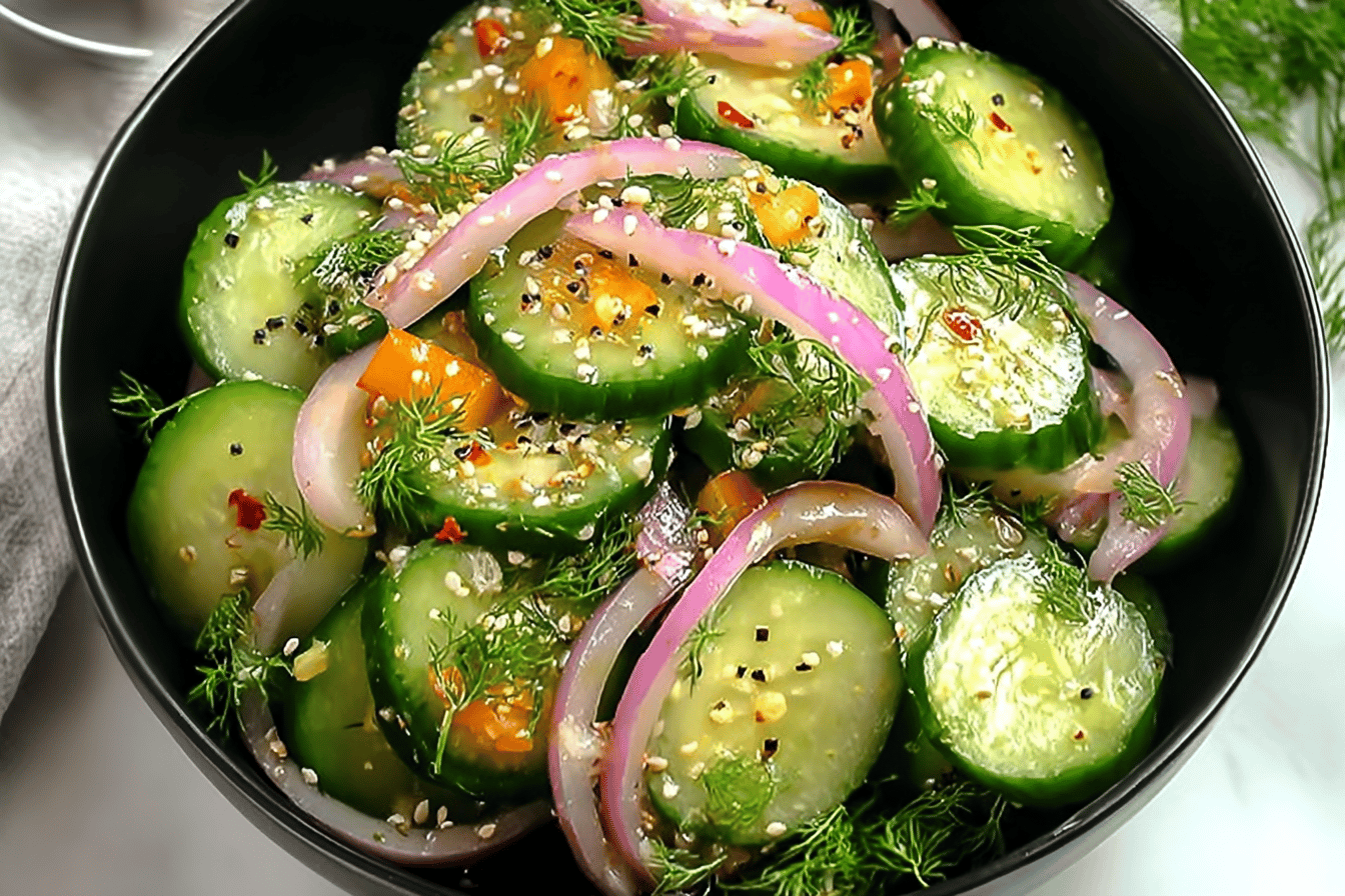 Crunchy Cucumber Salad